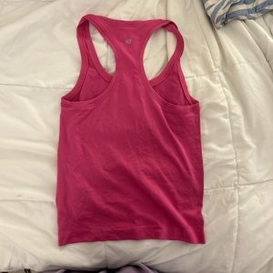 sonic pink lululemon tank top